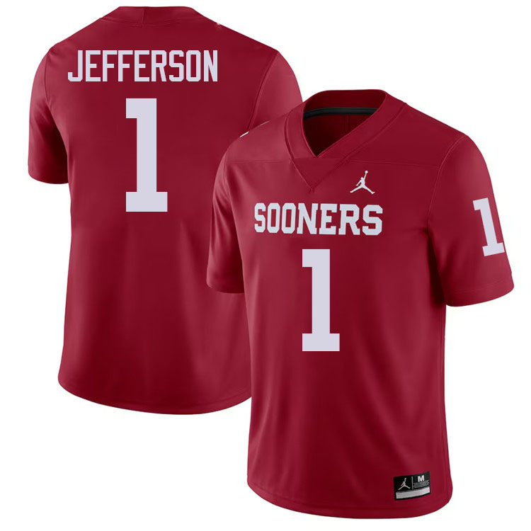 Tony Jefferson Oklahoma Sooners Jersey,Oklahoma Sooners Football Uniforms,Jersey-Crimson